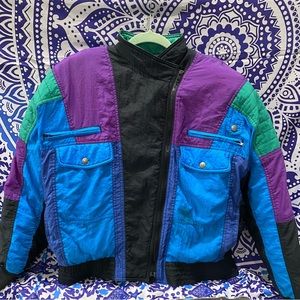 Retro Ski Patchwork Jacket